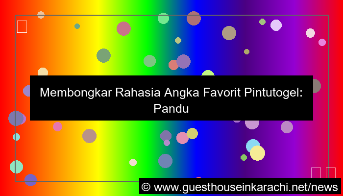 pintutogel angka favorit
