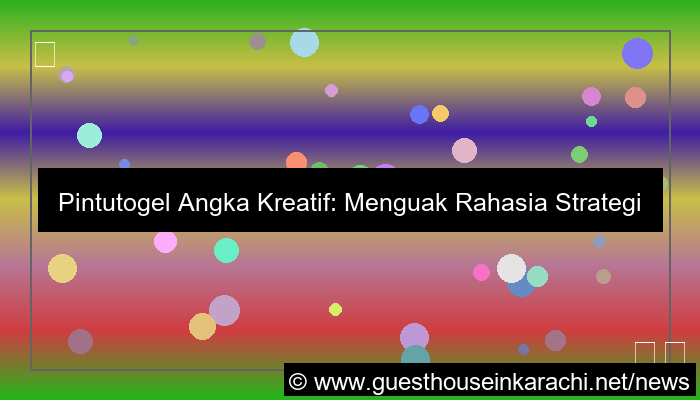 grafik pintutogel angka kreatif