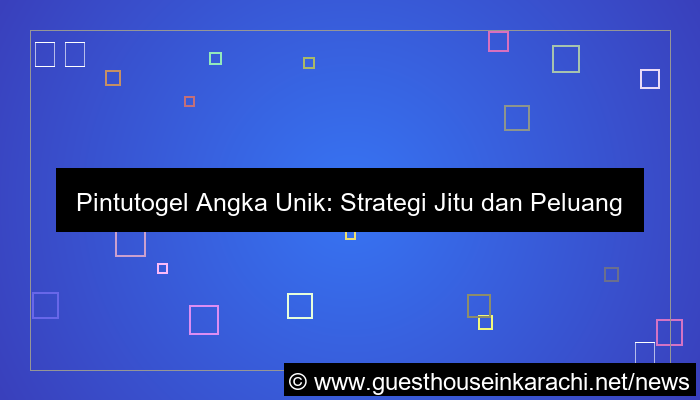 pintutogel angka unik