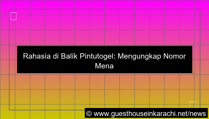 gambar pintutogel nomor menarik