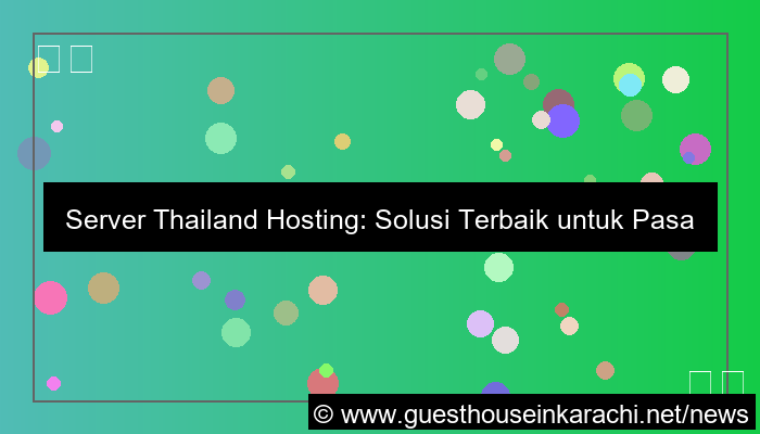 server thailand hosting