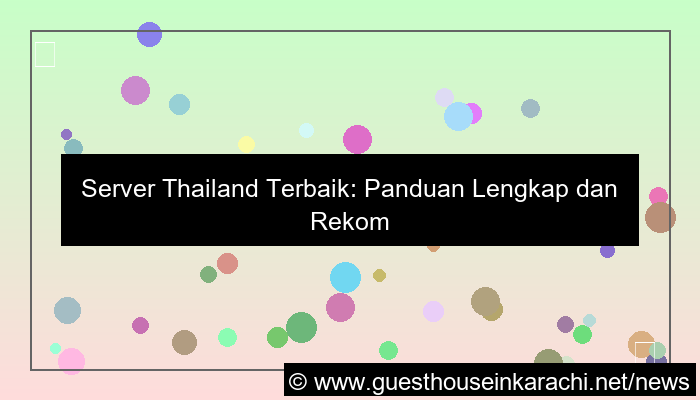 server thailand terbaik