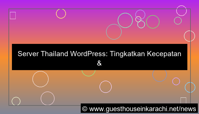 server thailand wordpress