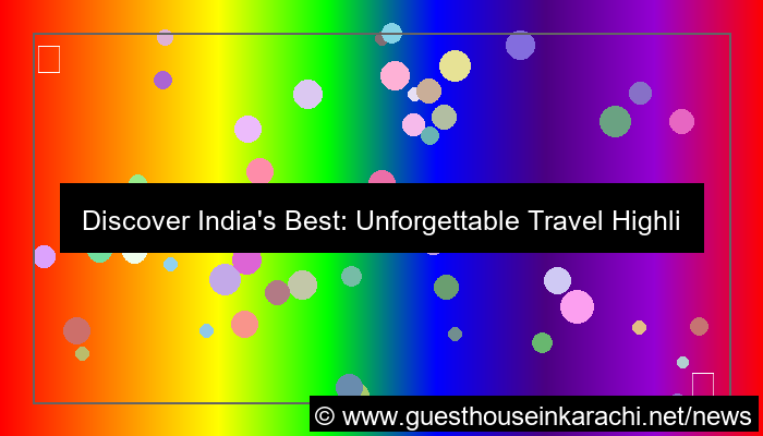 ilustrasi travel india highlights