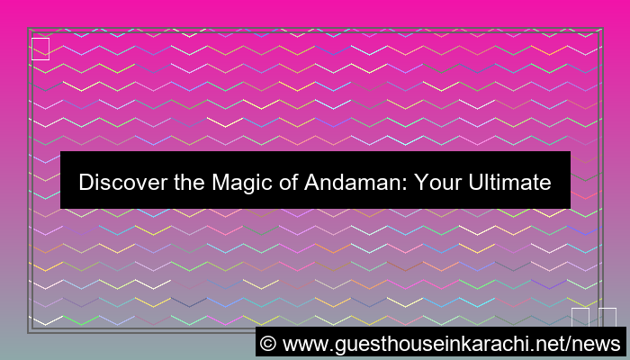 andaman island tour