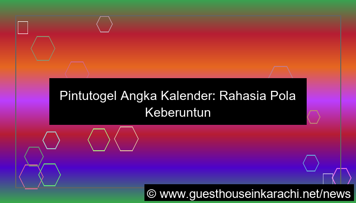visual pintutogel angka kalender