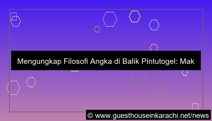 gambar pintutogel filosofi angka