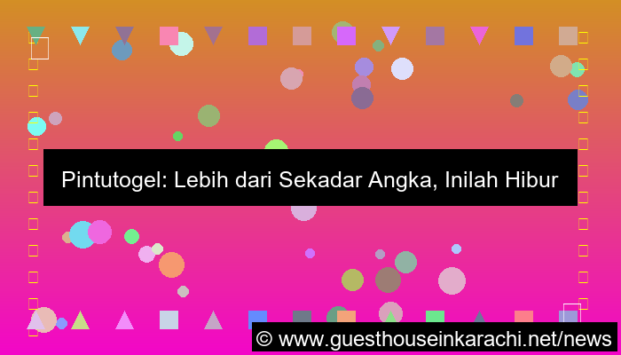 visual pintutogel hiburan lucu