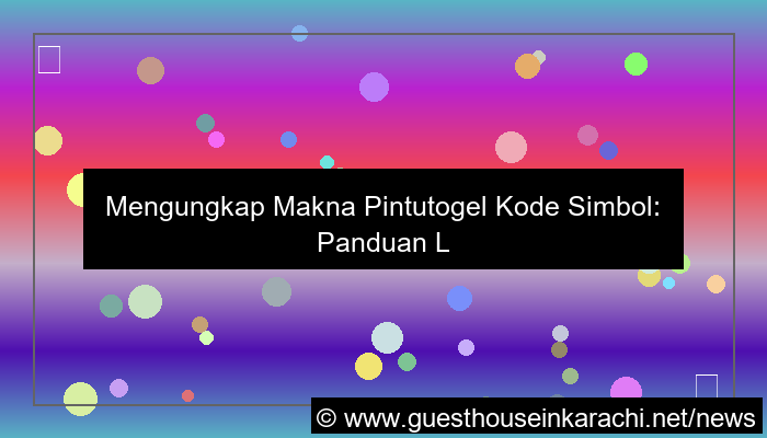 pintutogel kode simbol