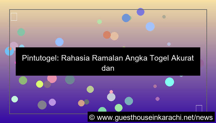 pintutogel ramalan angka