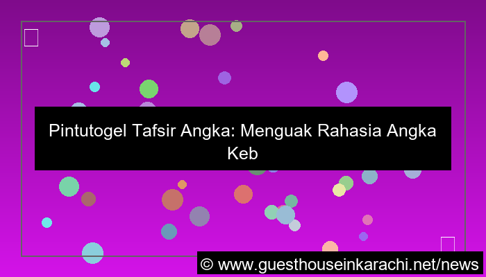 ilustrasi pintutogel tafsir angka